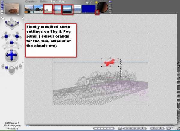 Creation of Rocky island aviator: Step 14